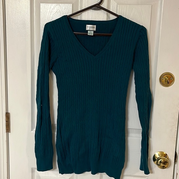 Motherhood Maternity Sweaters - Motherhood Maternity dark green sweater size Small
